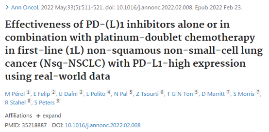 化疗副作用大？PD-L1高表达晚期非鳞状非小细胞肺癌患者仅需免疫治疗