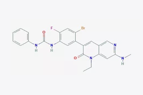 Ripretinib分子结构式